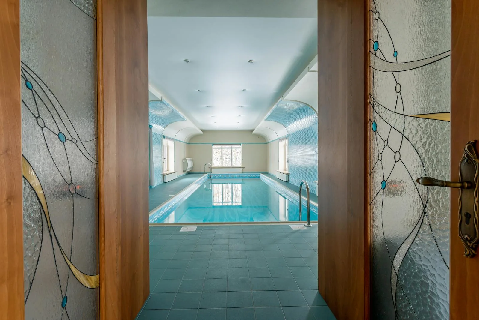 Hotel leisure club indoor swimming pool with spa and sauna Bristol north