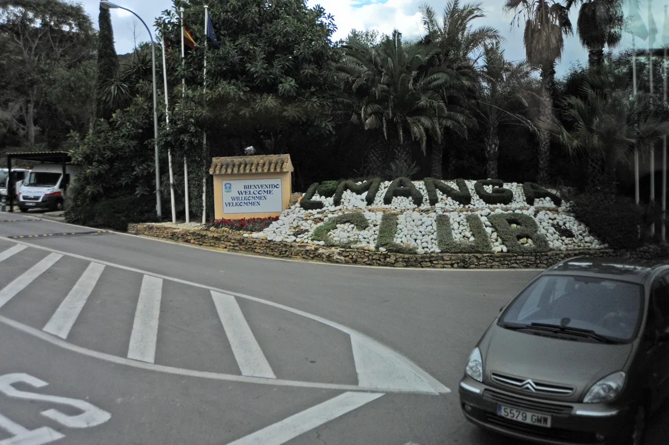 La Manga Club resort entrance sign in Murcia Spain