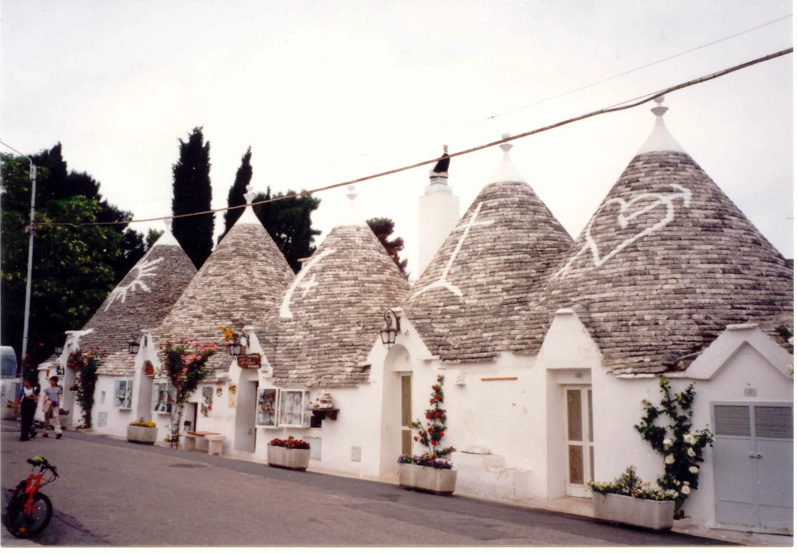 Alberobello trulli stone cone houses in Puglia, Italy